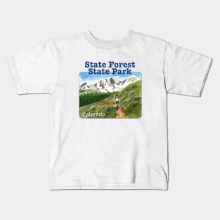 State Forest State Park Kids T-Shirt
